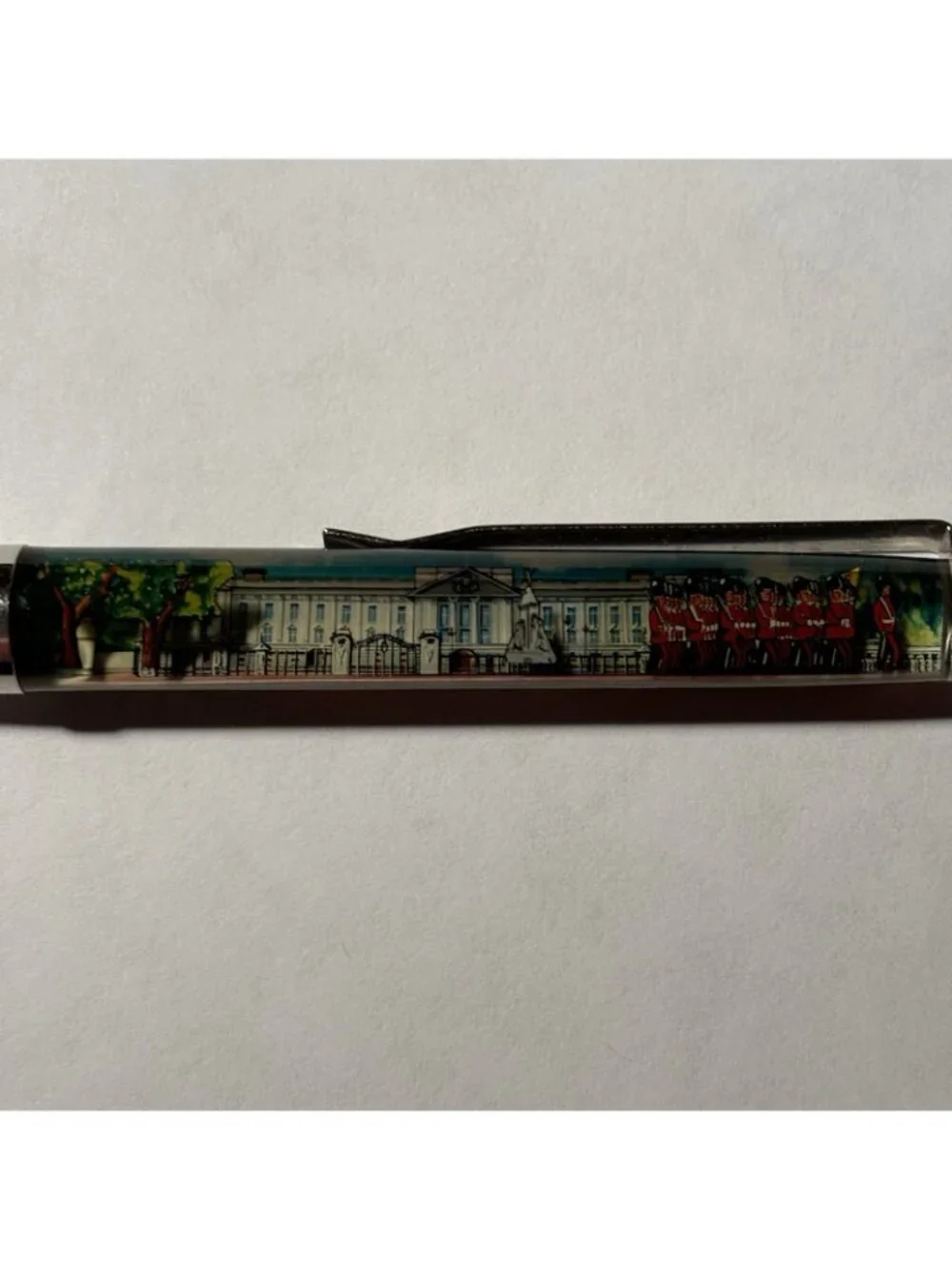 Buckingham Palace London England Floaty Pen Royal Guards Move by Gate Britain